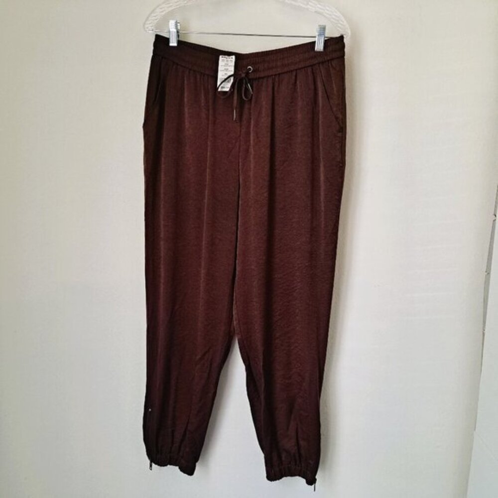 Simply Vera Vera Wang Women Jogger Pants Size M Color Brown New